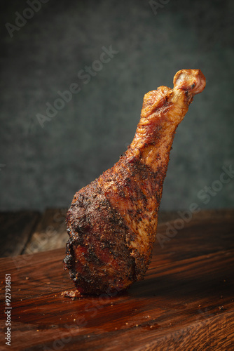 Smoked Turkey Leg Upright