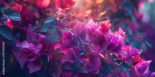 Bougainvillea Plant in Shades of Purple