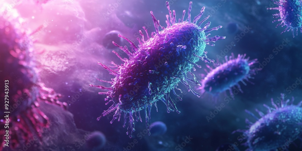 medical illustration of monkeypox virus structure medical illustration of monkeypox virus structure