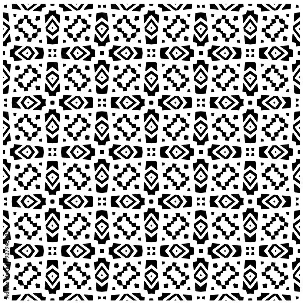 White background with black pattern. Seamless texture for fashion, textile design, on wall paper, wrapping paper, fabrics and home decor. Simple repeat pattern.
White background with black pattern. Seamless texture for fashion, textile design, on wall paper, wrapping paper, fabrics and home decor. Simple repeat pattern.