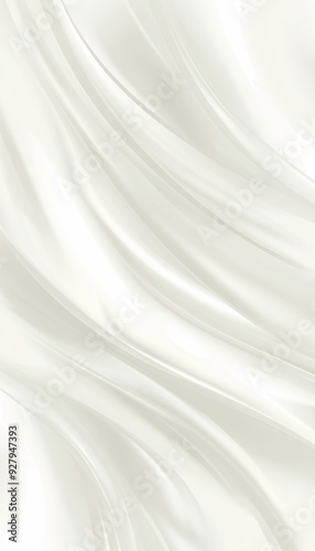 Abstract Luxury Cream, Off White, or Pearl Color Background. Smooth Elegant Silk or Satin Texture