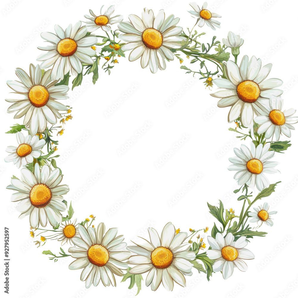 PNG Daisies in a circular floral arrangement PNG Daisies in a circular floral arrangement