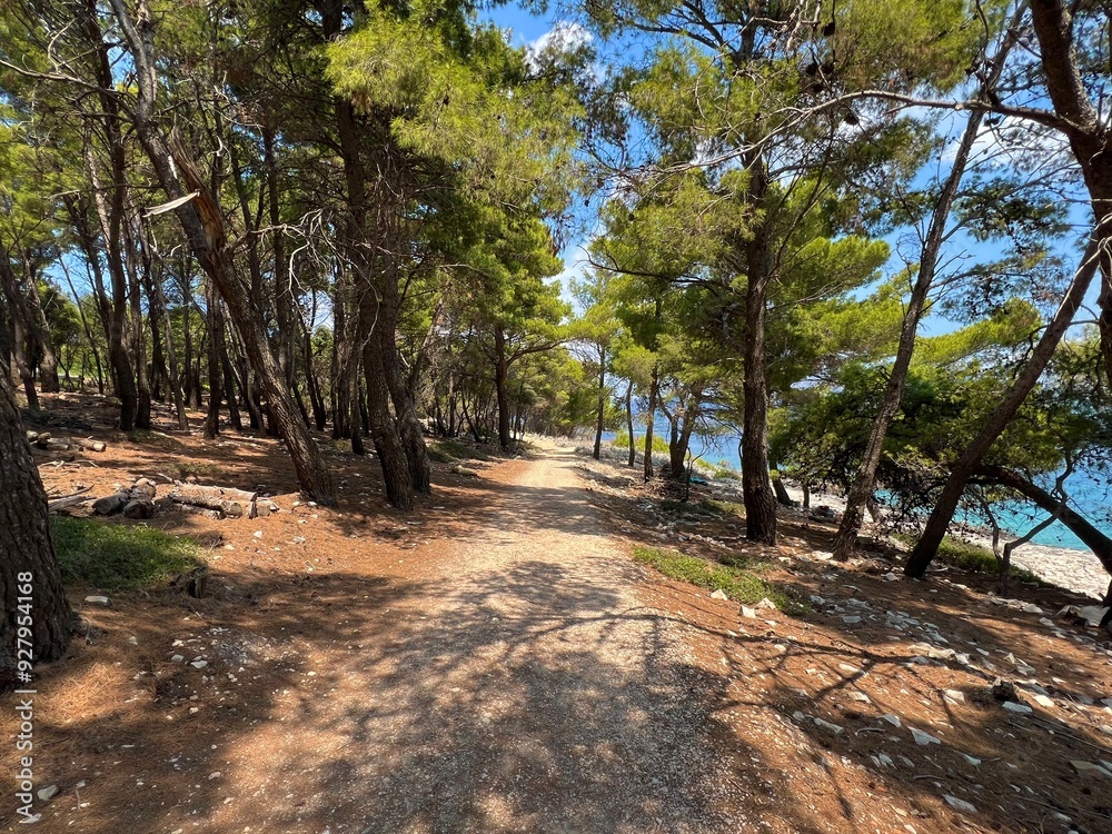 Island of Badija in Korcula Archipelago, Croatia Island of Badija in Korcula Archipelago, Croatia