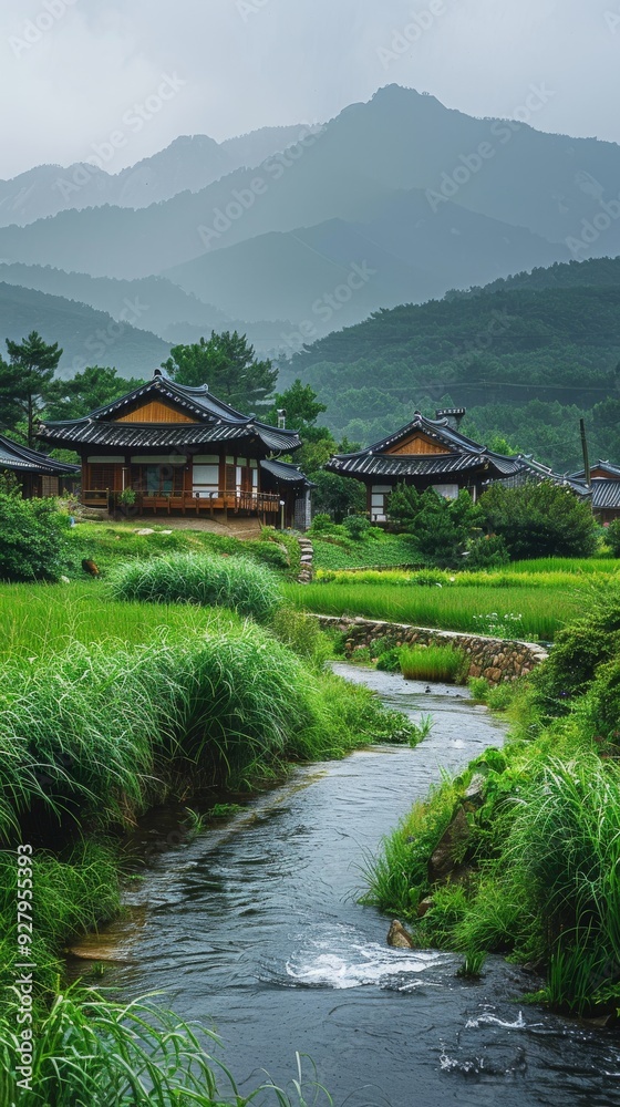 Background of Nature. Valley Landscape of Nature Background of Nature. Valley Landscape of Nature