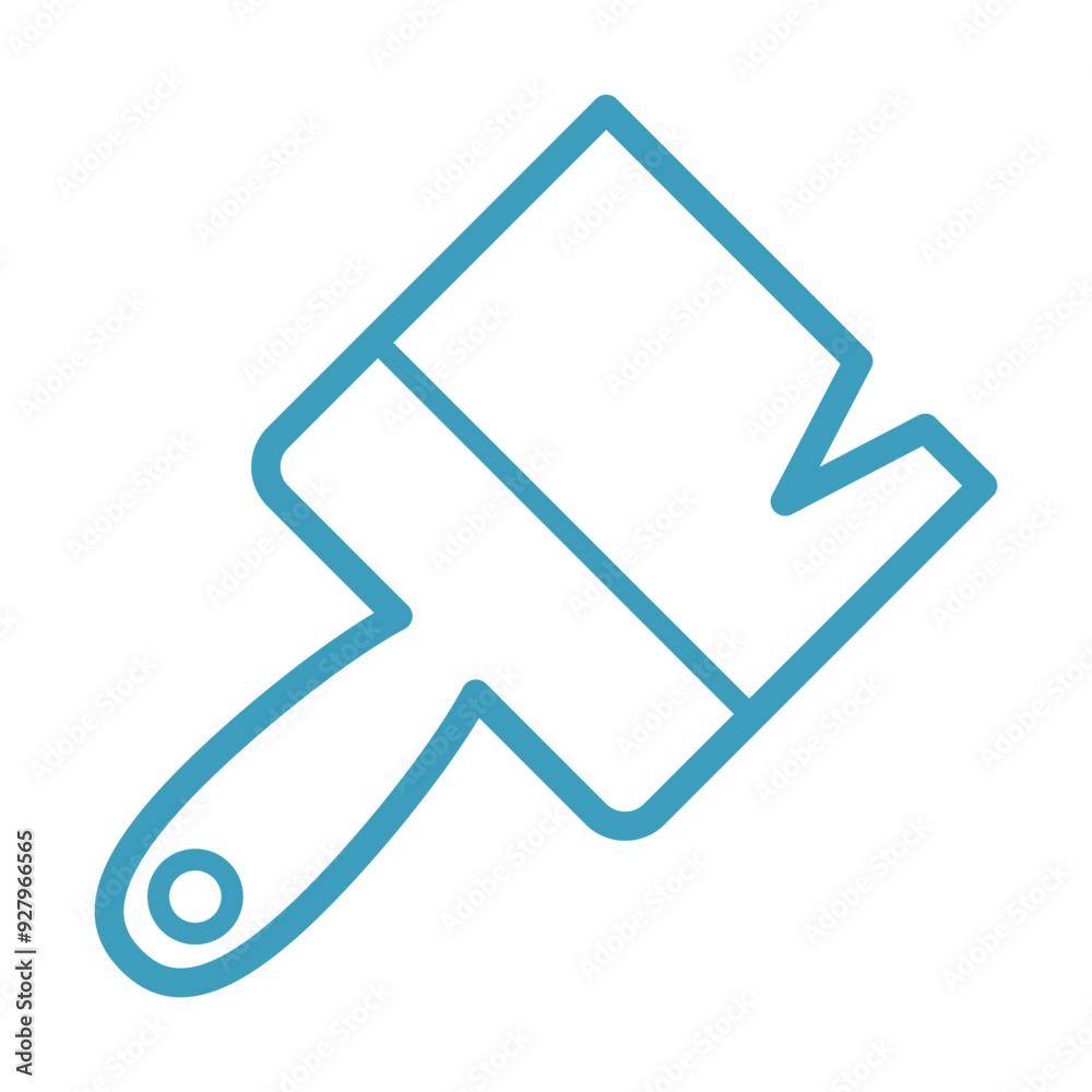 Paintbrush icon. Vector illustration can be used for topics paint, work, repair, painter, home Paintbrush icon. Vector illustration can be used for topics paint, work, repair, painter, home