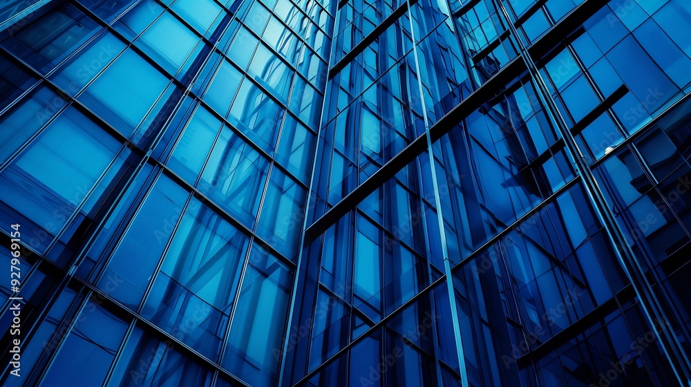 3d render of morning view to perspective glass building
3d render of morning view to perspective glass building