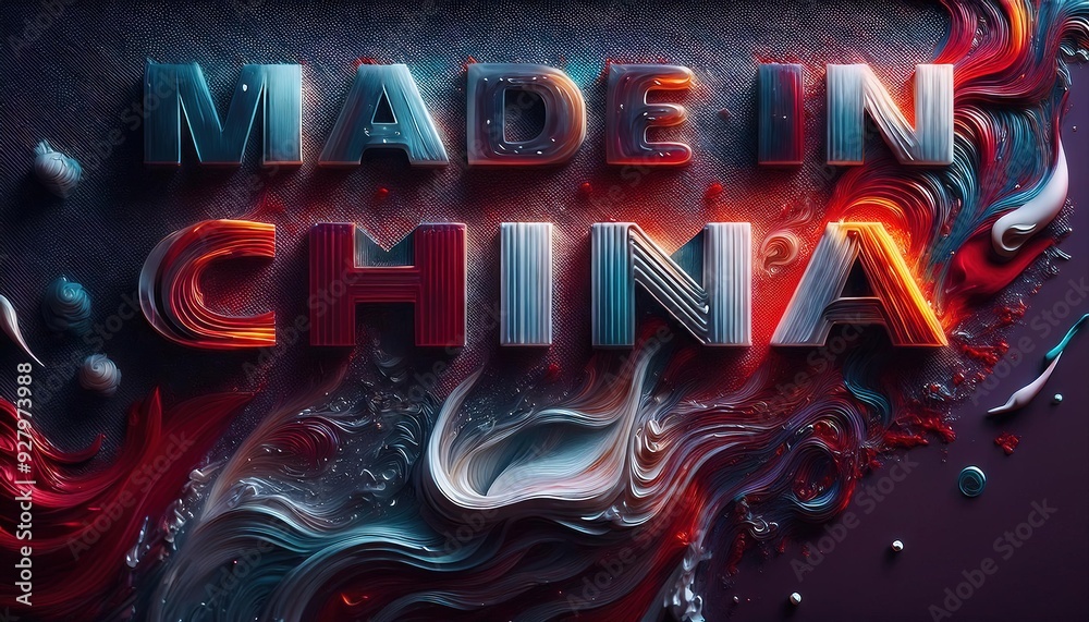 Made in China: A Vibrant Artistic Representation Made in China: A Vibrant Artistic Representation