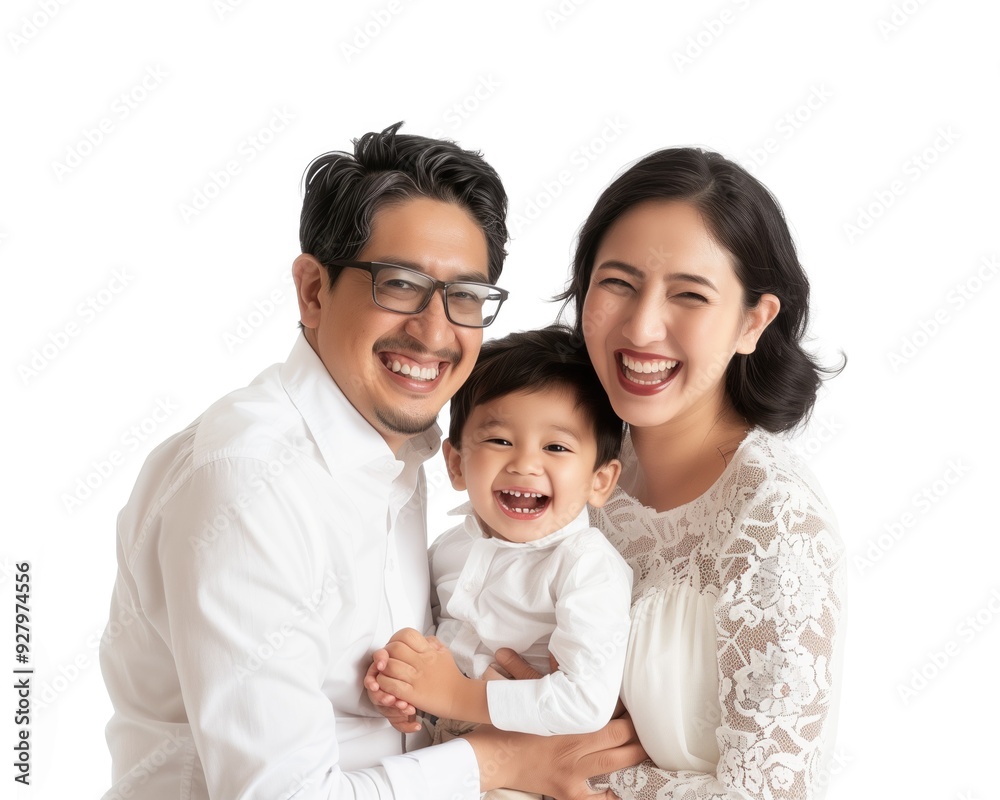 Family father mother son daughter kid studio photo white background Family father mother son daughter kid studio photo white background