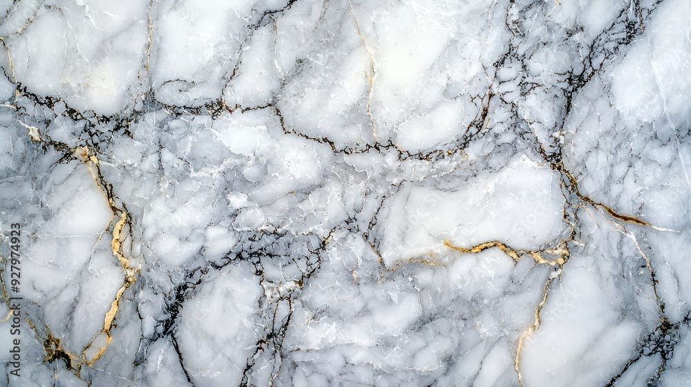 White marble texture with grey and gold veins. White marble texture with grey and gold veins.