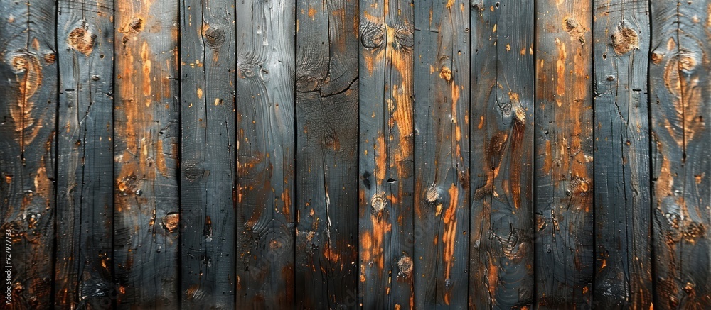 Fototapeta premium Rustic Wooden Wall with Distressed Texture