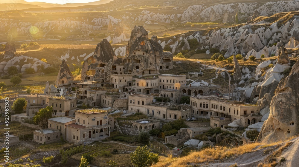 Obraz premium Ancient Cave City