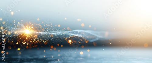 Clean and modern abstract background representing business growth, natural light
