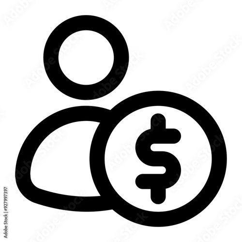 investor icon for illustration