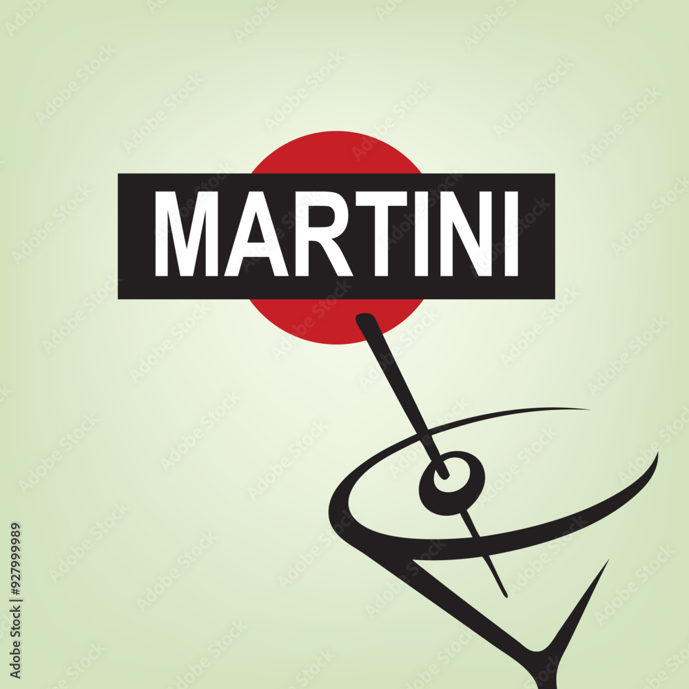 Obraz na plátně Martini poster