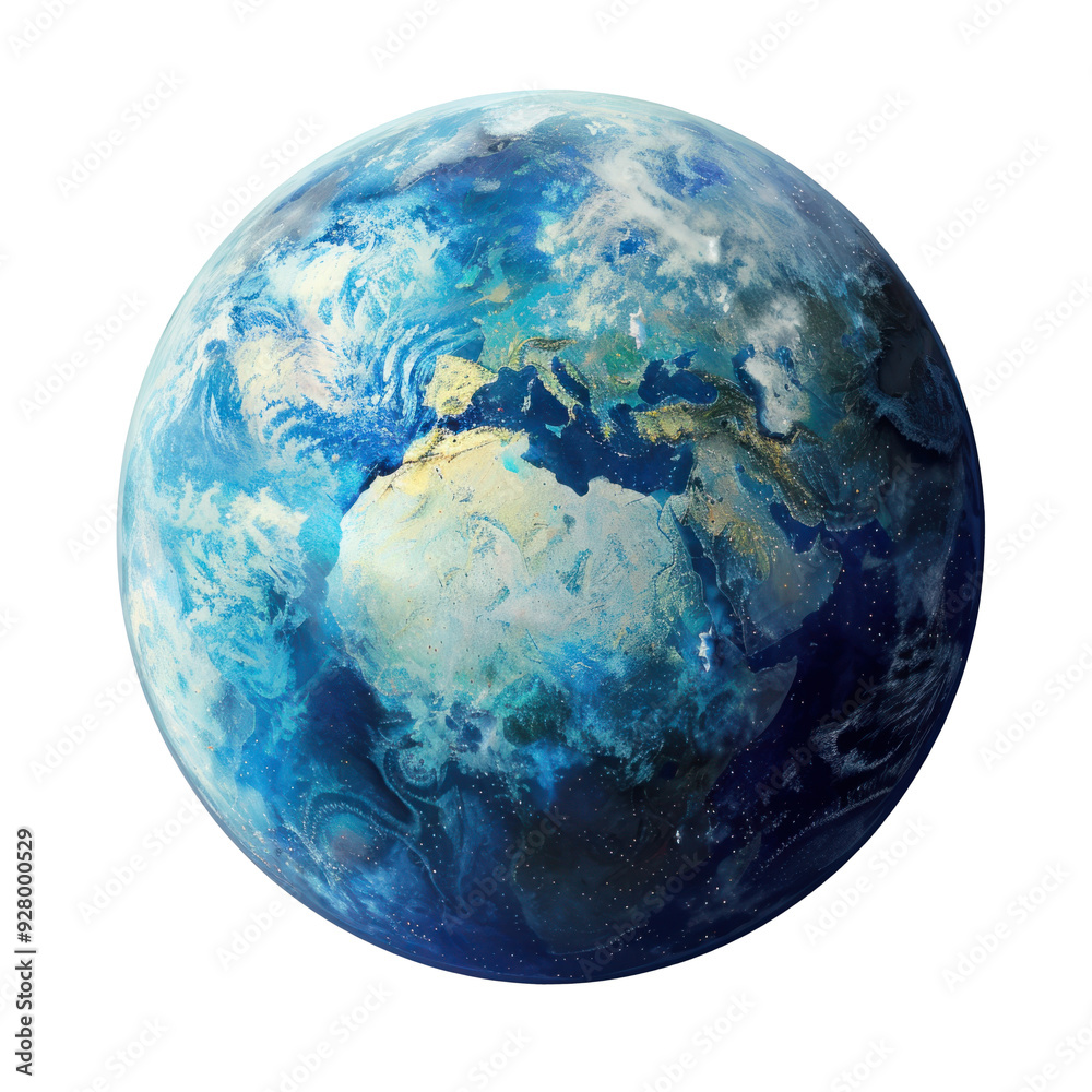 Earth Globe on Transparent Background Earth Globe on Transparent Background