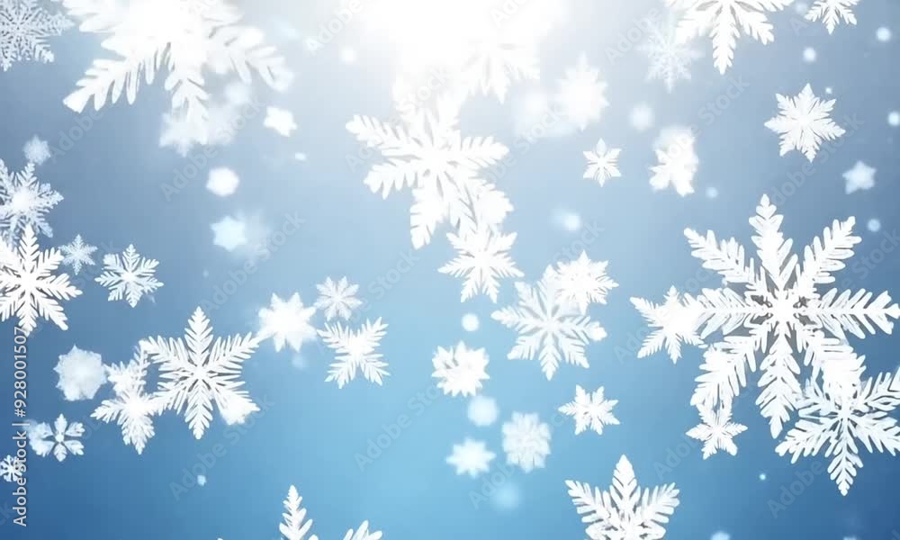 A glitter background with silver sparkles, shimmering like stars. Snowflakes gently falling A glitter background with silver sparkles, shimmering like stars. Snowflakes gently falling