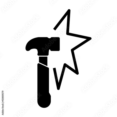 mechanical damage Solid icon