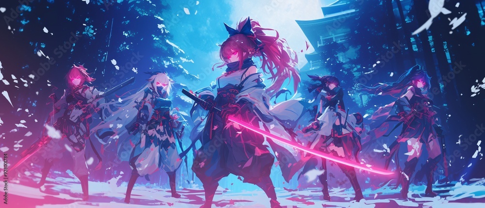 Mystical Anime Ninjas Warriors of the Moonlit Forest Mystical Anime Ninjas Warriors of the Moonlit Forest