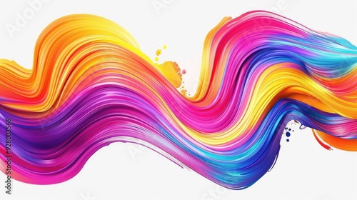 abstract colorful background with waves