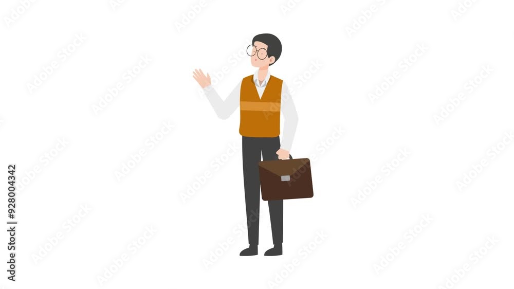 man holding a briefcase man holding a briefcase