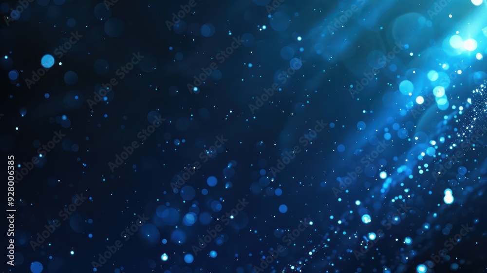 Abstract Blue Lights