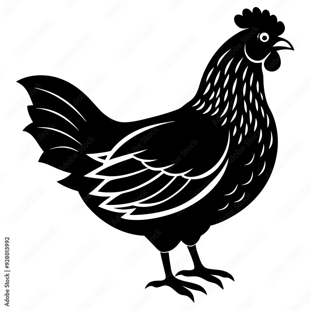 hen and chicken isolated on white, chicken vector illustration, pet vector art, Chicken silhouette, animal vector icon, rooster line art,eps hen and chicken isolated on white, chicken vector illustration, pet vector art, Chicken silhouette, animal vector icon, rooster line art,eps
