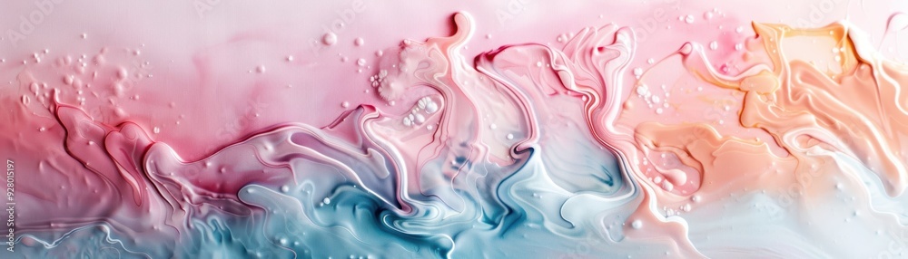A mesmerizing blend of pink and blue colors, featuring fluid textures and abstract patterns, perfect for modern art inspirations. A mesmerizing blend of pink and blue colors, featuring fluid textures and abstract patterns, perfect for modern art inspirations.