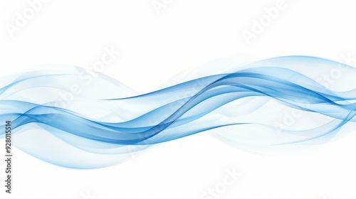 Abstract Blue Wave Design