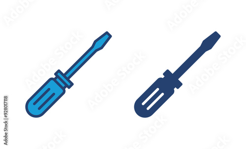 Screwdriver icon vector. tools icon vector