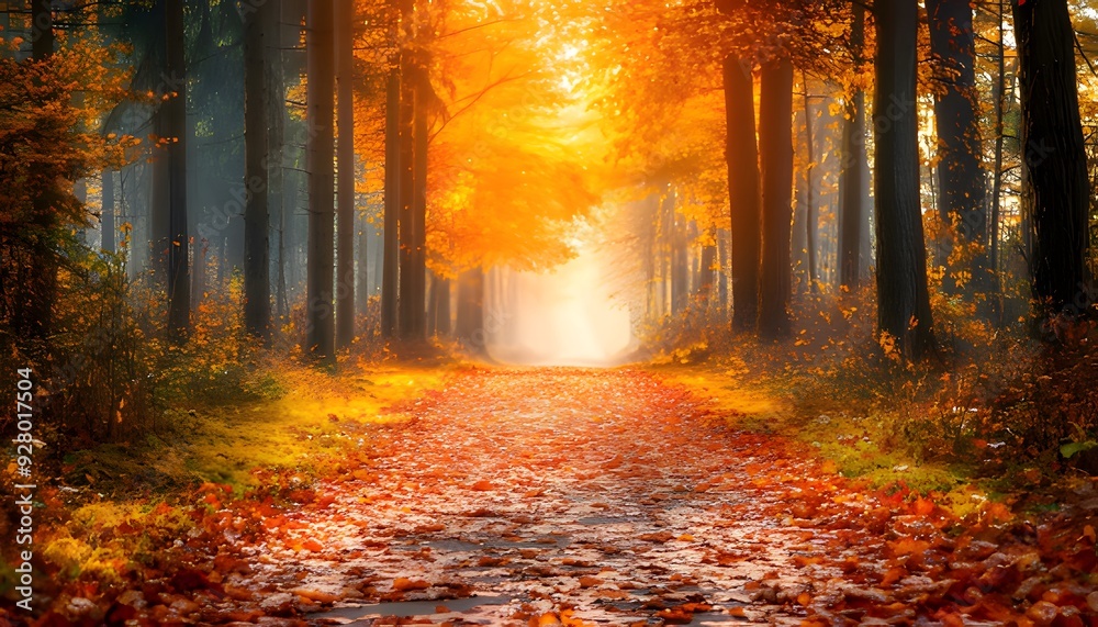 autumn in the forest autumn in the forest