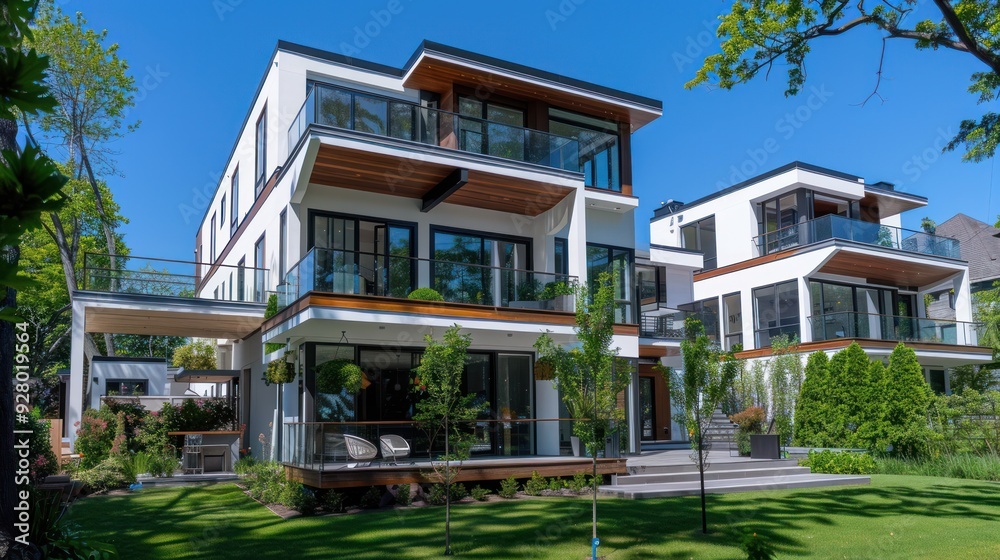 Modern Home with a Large Backyard Modern Home with a Large Backyard