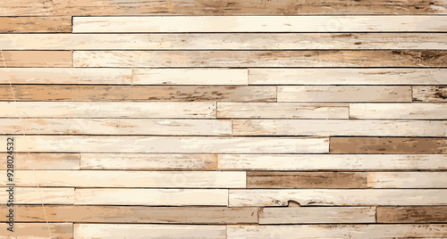 Reclaimed planks for wood wall background for vintage construction