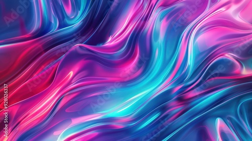 Abstract Swirling Colors