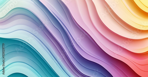 curved lines as a gradient ...