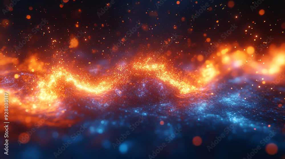 Fototapeta premium 3D rendering of lightning strikes amid psychedelic colors and fluid splashes, symbolizing energy, transformation, and the fusion of natural elements with abstract creativity