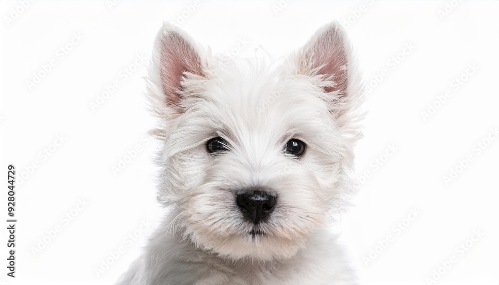ウエスト・ハイランド・ホワイト・テリアの子犬のポートレート(West Highland White Terrier puppy portrait on white background)
ウエスト・ハイランド・ホワイト・テリアの子犬のポートレート(West Highland White Terrier puppy portrait on white background)