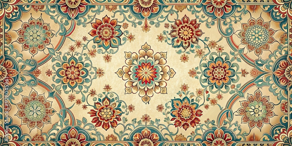 Intricate Asian floral and geometric pattern wallpaper design, Asian, pattern, wallpaper, intricate, floral, geometric Intricate Asian floral and geometric pattern wallpaper design, Asian, pattern, wallpaper, intricate, floral, geometric