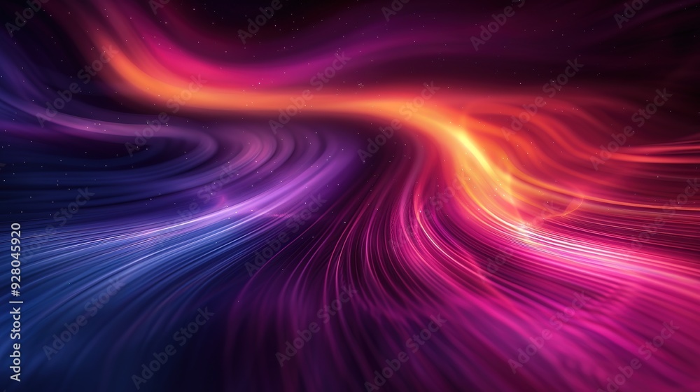 Abstract swirling lines in vibrant purple, pink, and orange hues. Abstract swirling lines in vibrant purple, pink, and orange hues.