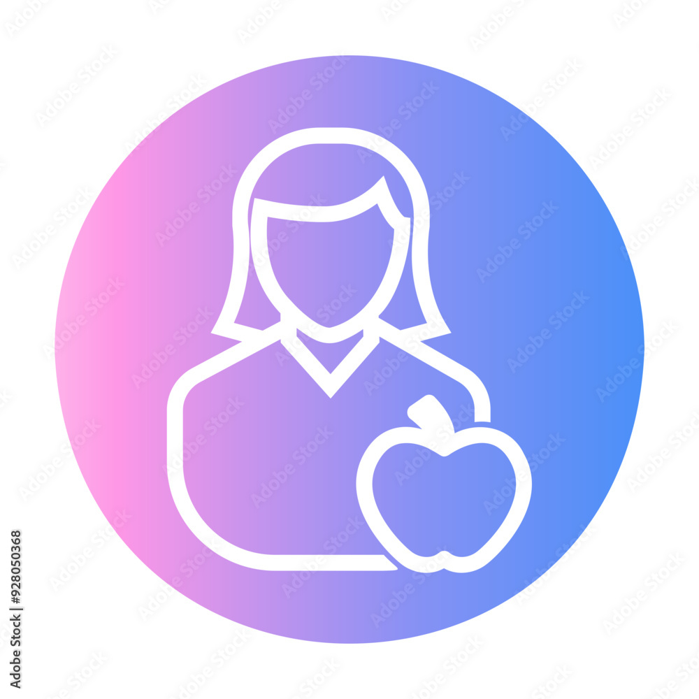 nutritionists profile Gradient icon nutritionists profile Gradient icon
