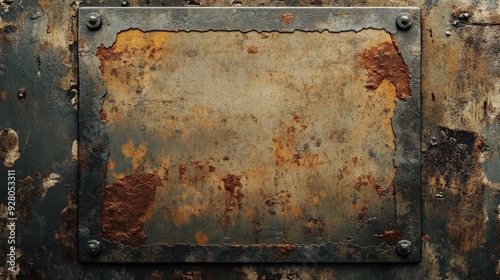 Aged metal sign with faded text and rust spots, conveying a sense of history and character.