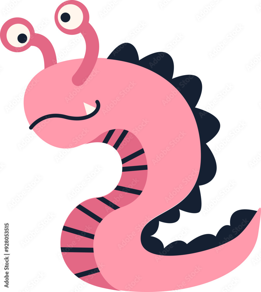 Fototapeta premium Cartoon Monster Illustration Element