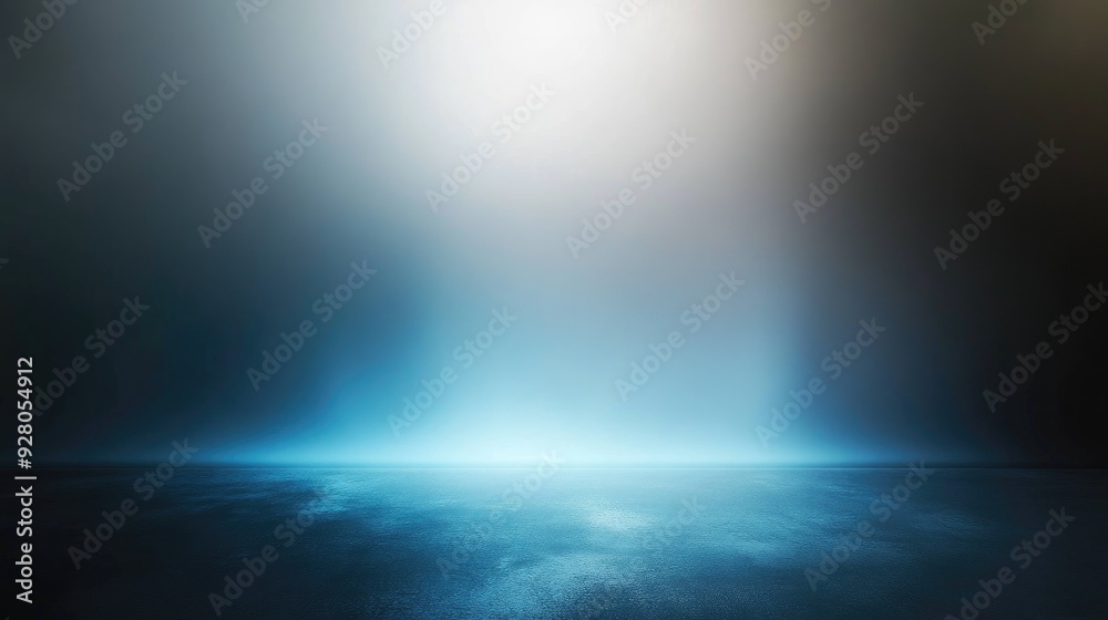 Obraz premium Cool and modern grey and blue gradient background with sleek light effects, perfect for corporate designs.