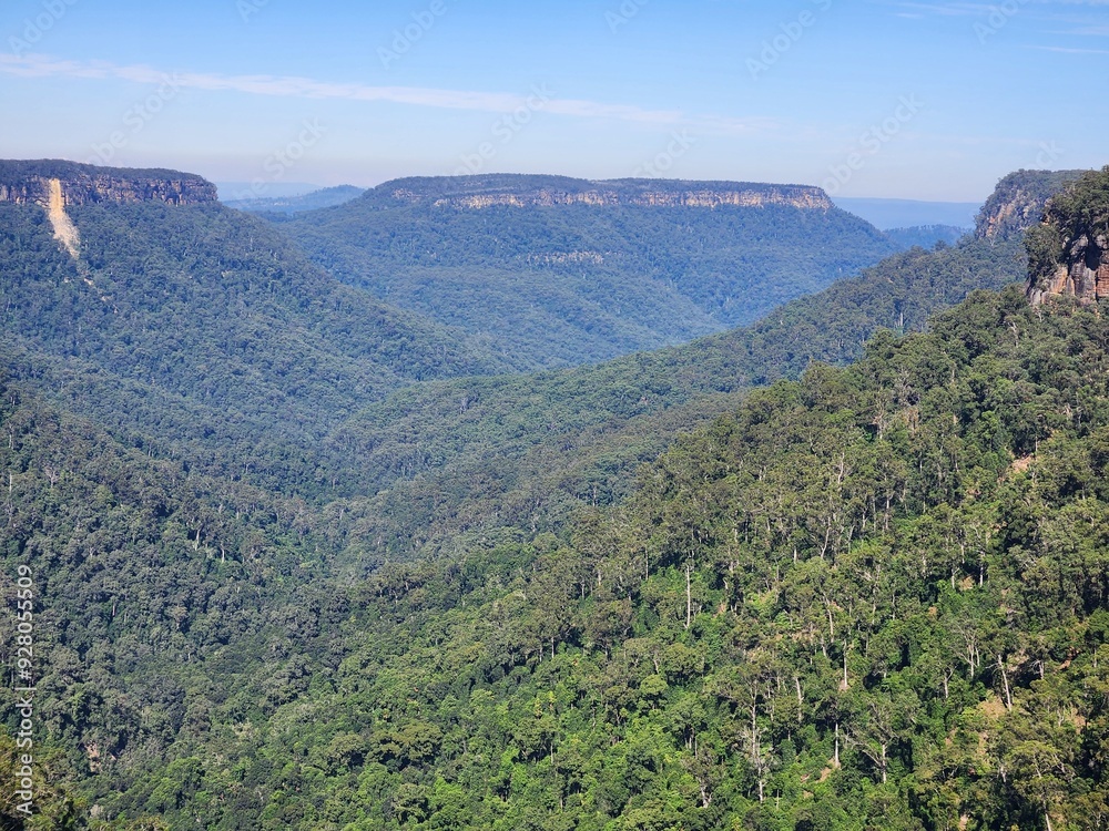 Fototapeta premium Govetts Leap Lookout, Blue Mountains in Australia