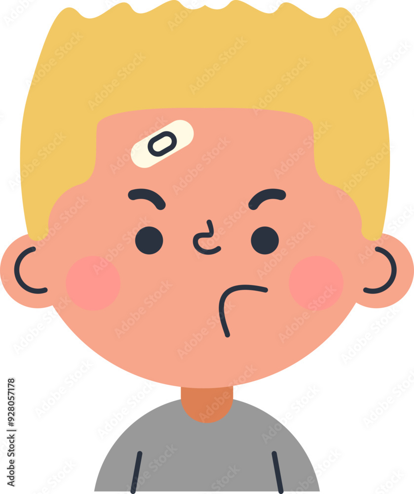 Cute Children Avatar Illustration Element Cute Children Avatar Illustration Element