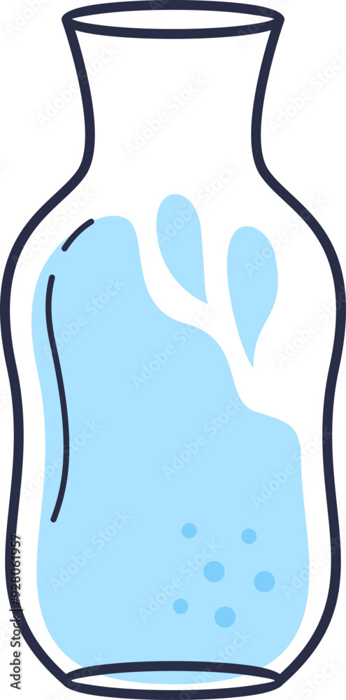 Drink Water Bottle Illustration Element Drink Water Bottle Illustration Element