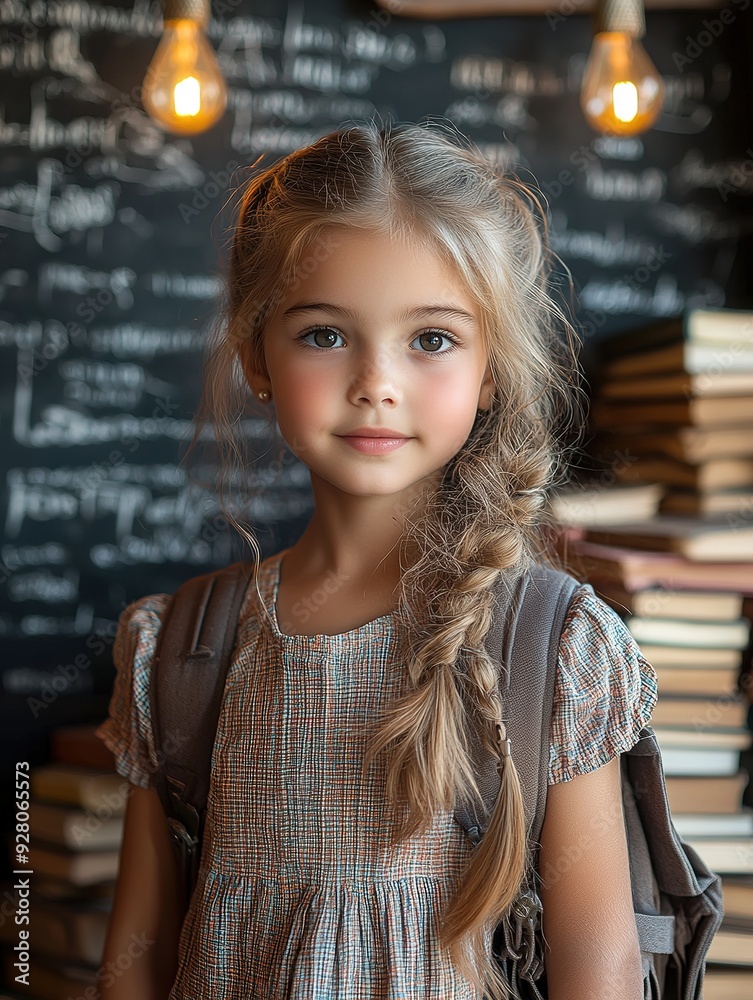 education and school concept - smiling little student girl with many books at school education and school concept - smiling little student girl with many books at school