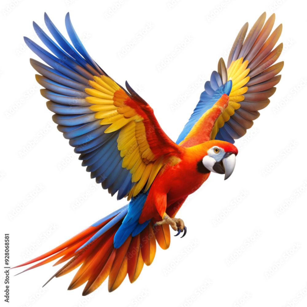 Fototapeta premium Flying parrot