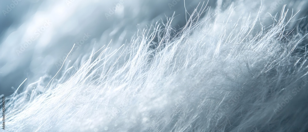 Obraz premium Synthetic fibers with advanced chemical resistance capabilities showcasing their ability to endure exposure to harsh environments in a photography concept