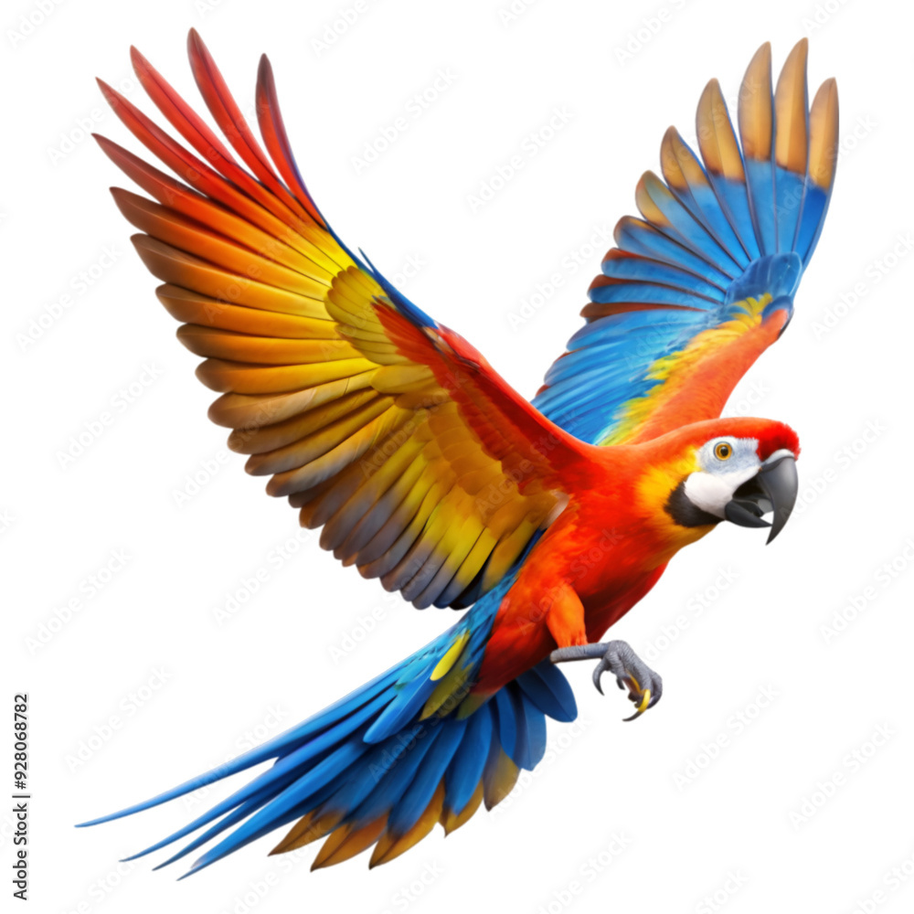 Fototapeta premium Flying parrot