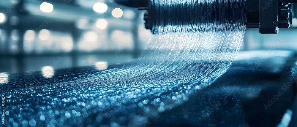 Photographic Concept Depicting the Manufacturing Process of Synthetic ...
